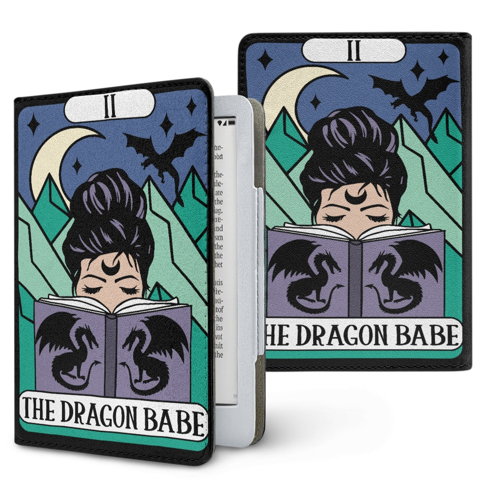 The Dragon Babe bookish vegan leather PU cover for Kindle paperwhite 11th 12th generation