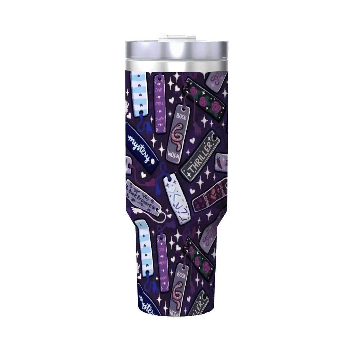 Genres and tropes bookmarks bookish travel mug 40oz