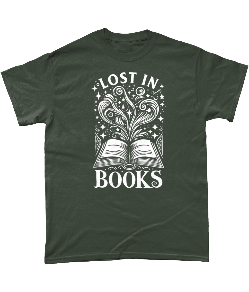 Lost in Books bookish t-shirt