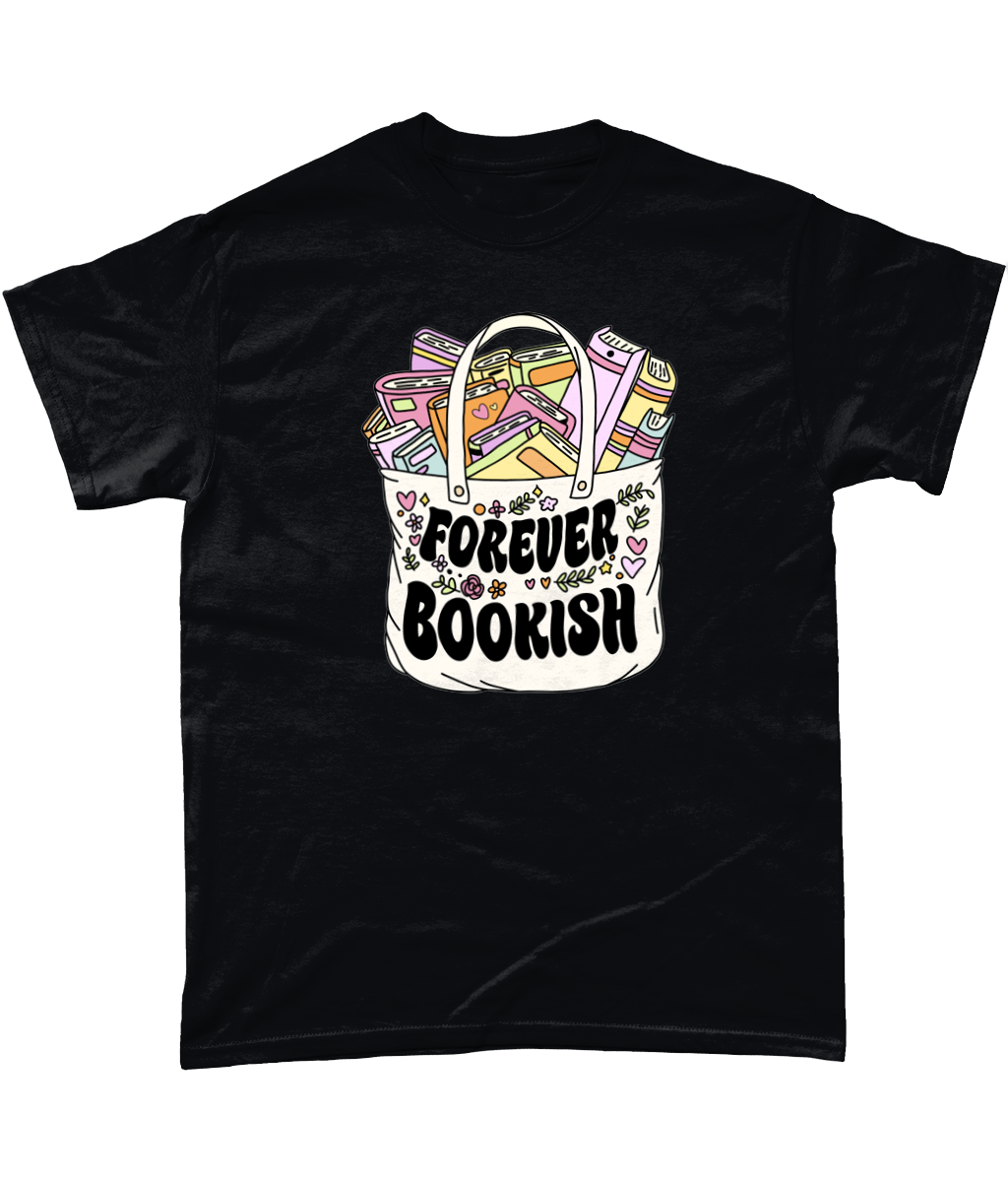 Forever Bookish book themed t-shirt