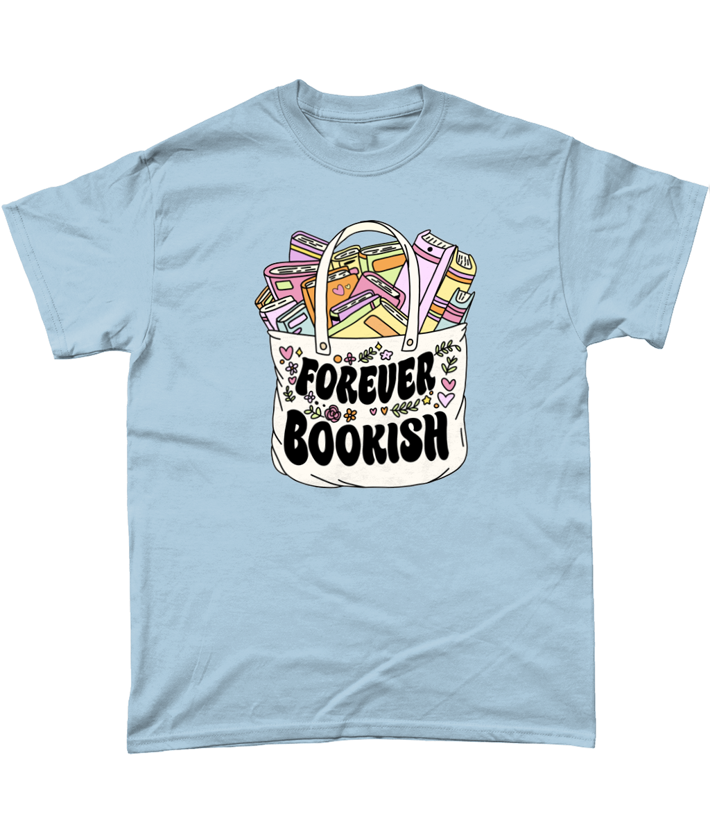 Forever Bookish book themed t-shirt