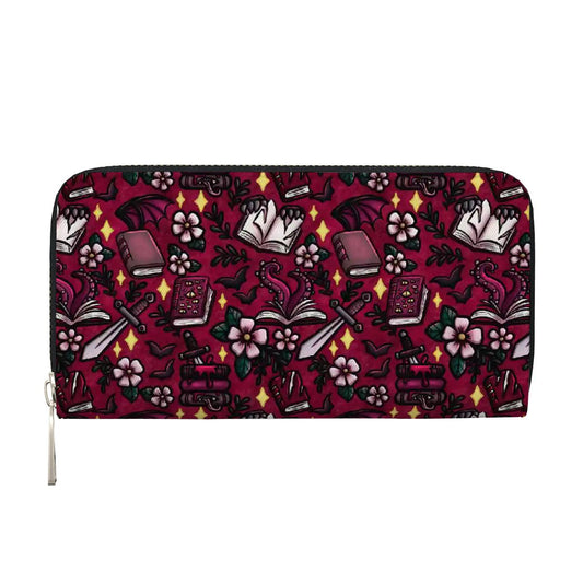 Monster romance omegaverse bookish vegan leather wallet purse