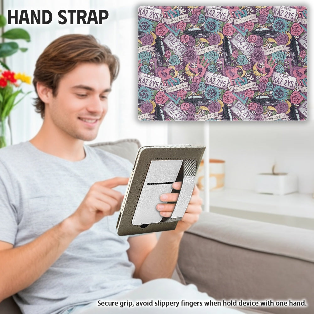 Kansas PU cover for Kindle paperwhite 11th 12th gen vegan leather wallet style case