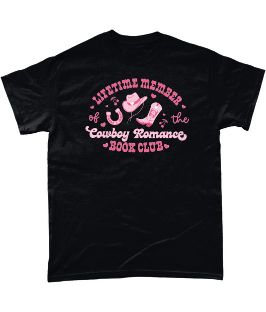 Lifetime Member Of The Cowboy Romance Book Club bookish t-shirt bookbestiesuk