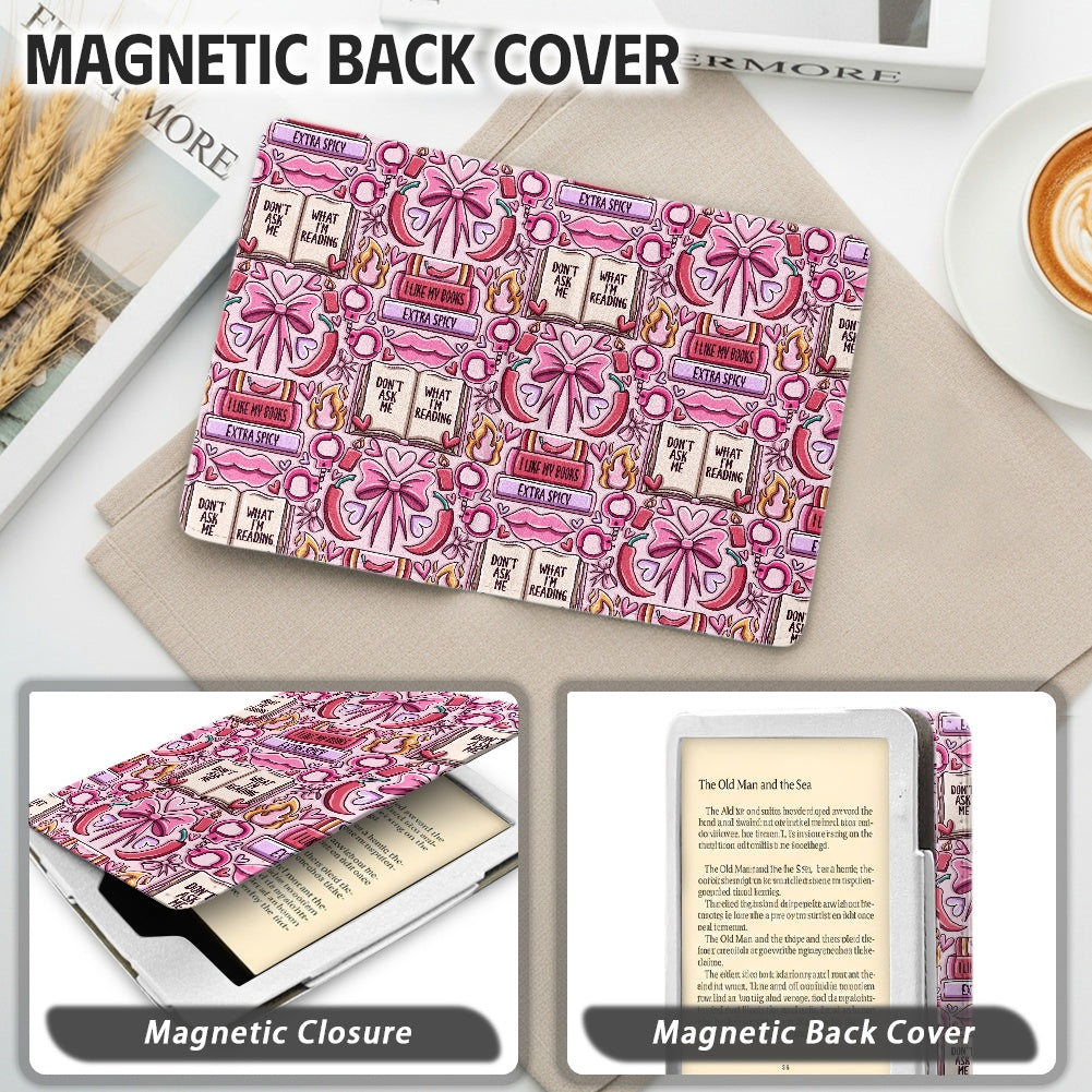 Don't ask what I'm reading smutty book club PU cover for Kindle paperwhite 11th 12th generation