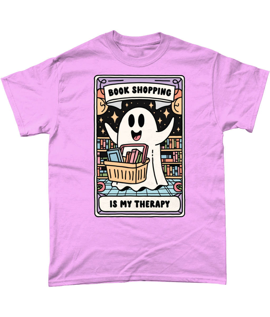 Book Shopping Is My Therapy bookish t-shirt