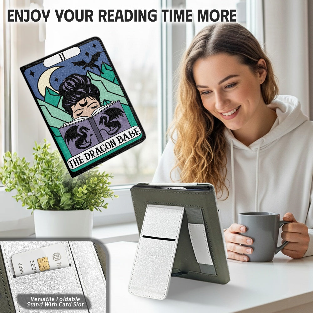 The Dragon Babe bookish vegan leather PU cover for Kindle paperwhite 11th 12th generation