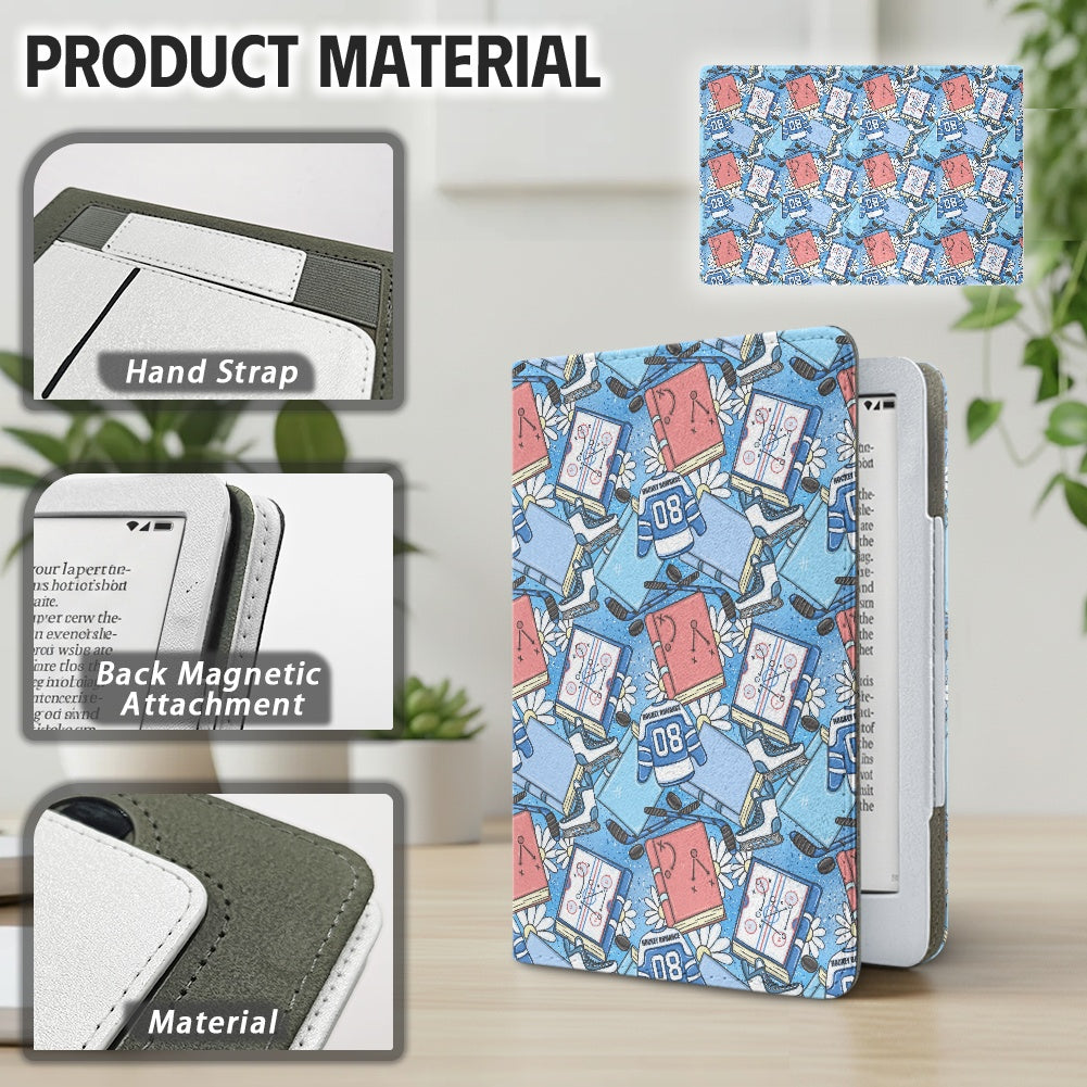 Hockey romance PU cover for Kindle 11th 12th gen and coloursoft
