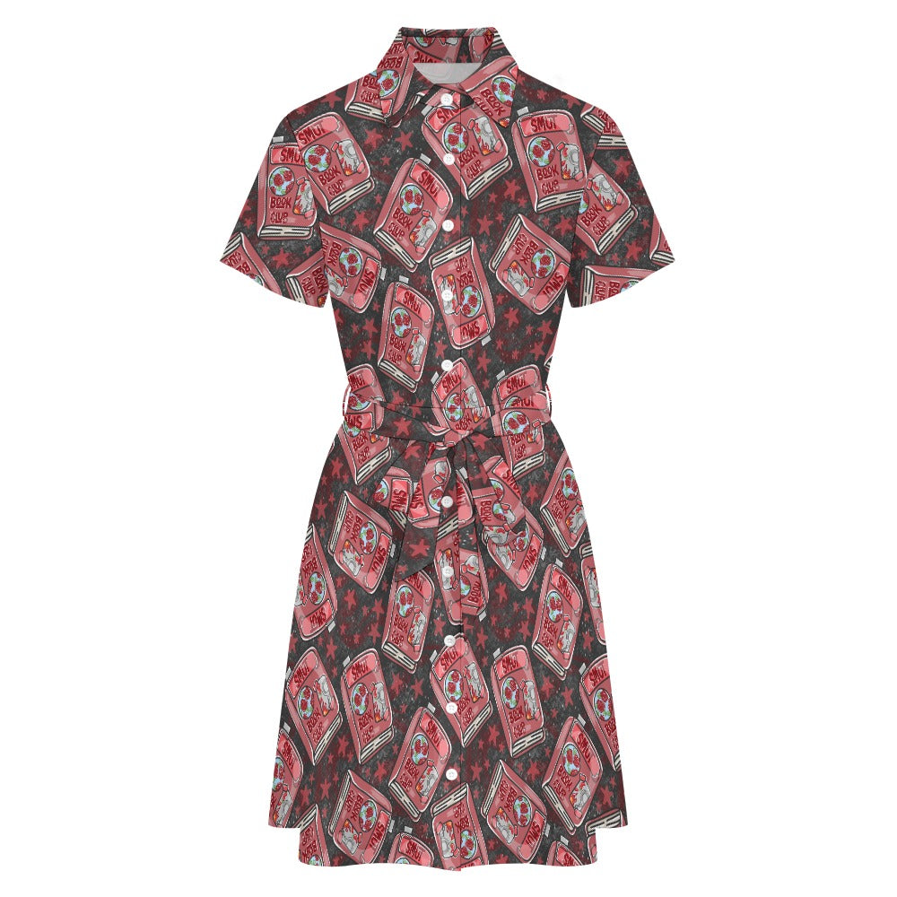 Smutty book club bookish shirt dress