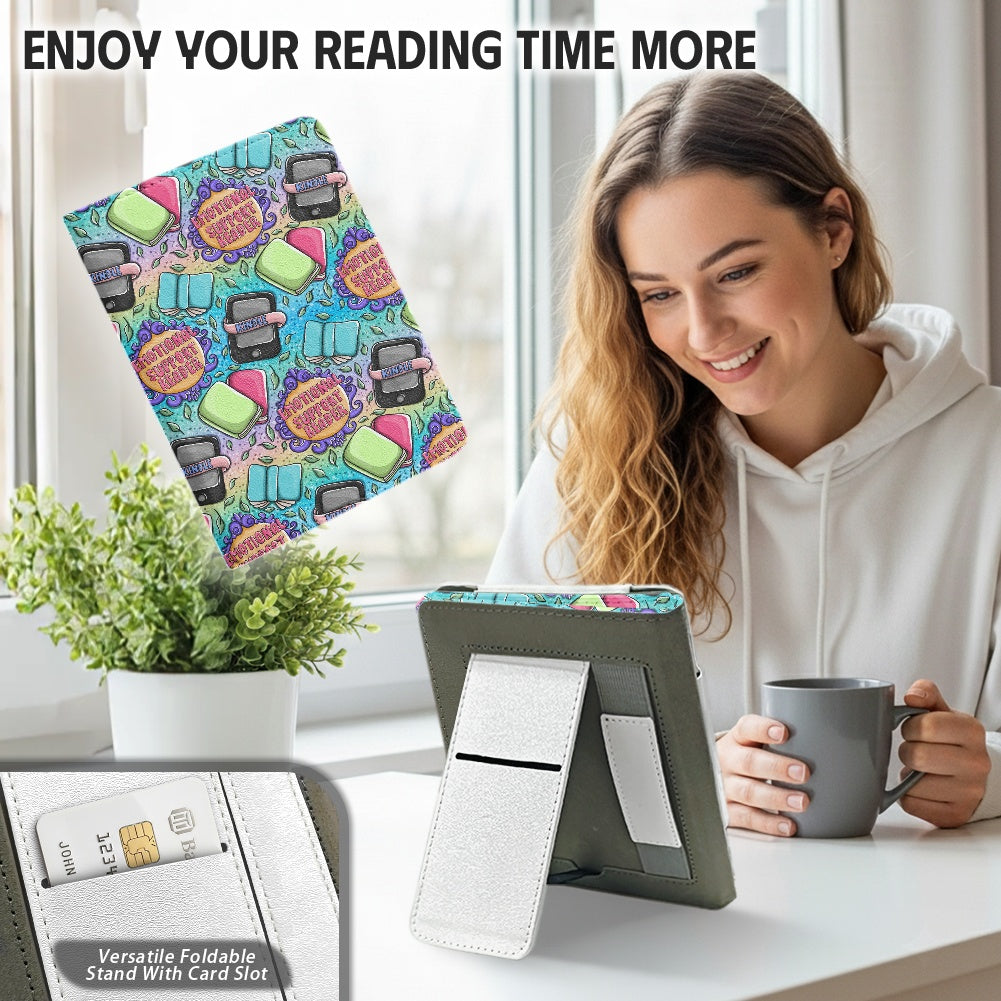 Emotional support reader PU cover for Kindle 11th 12th gen and coloursoft