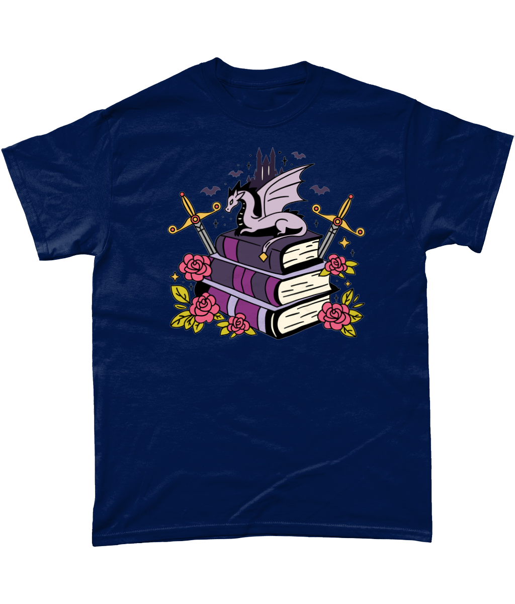 Fantasy Pile Of Books bookish t-shirt bookish clothing