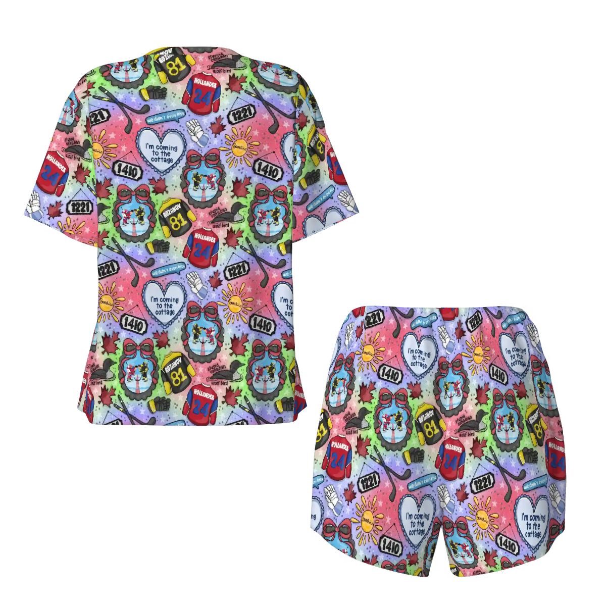 Ombre MM Hockey romance bookish pajajams pjs pyjamas