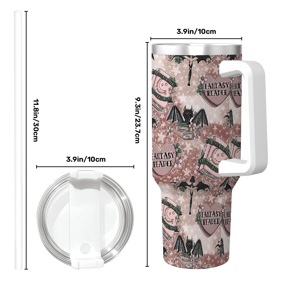 Fantasy matters romantasy bookish 40oz travel mug
