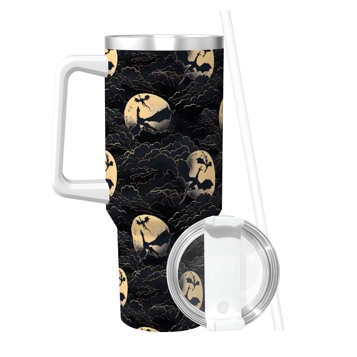 Dragon at night 40oz tumbler