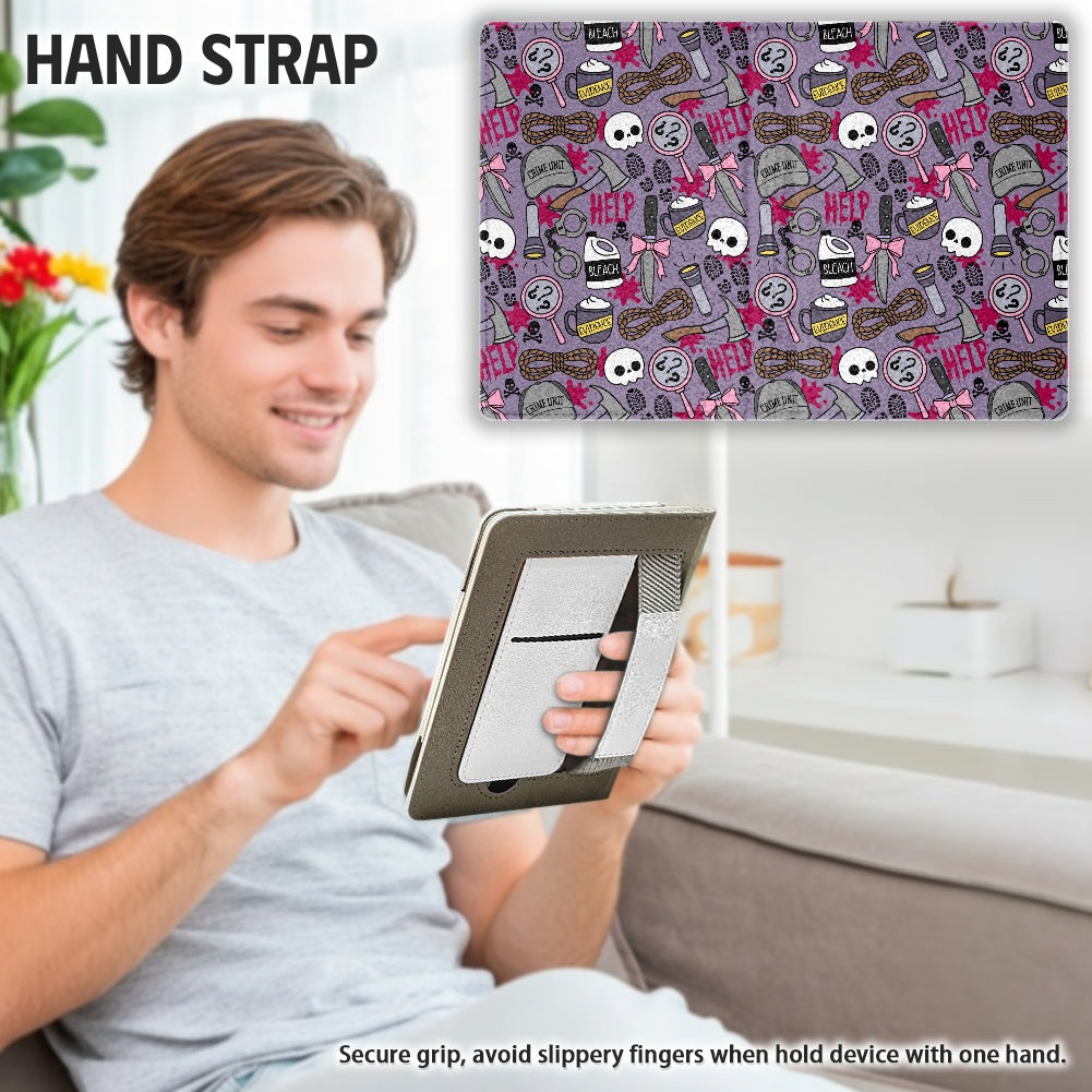 Thriller reader clues PU cover for Kindle paperwhite 11th and 12th gen and coloursoft