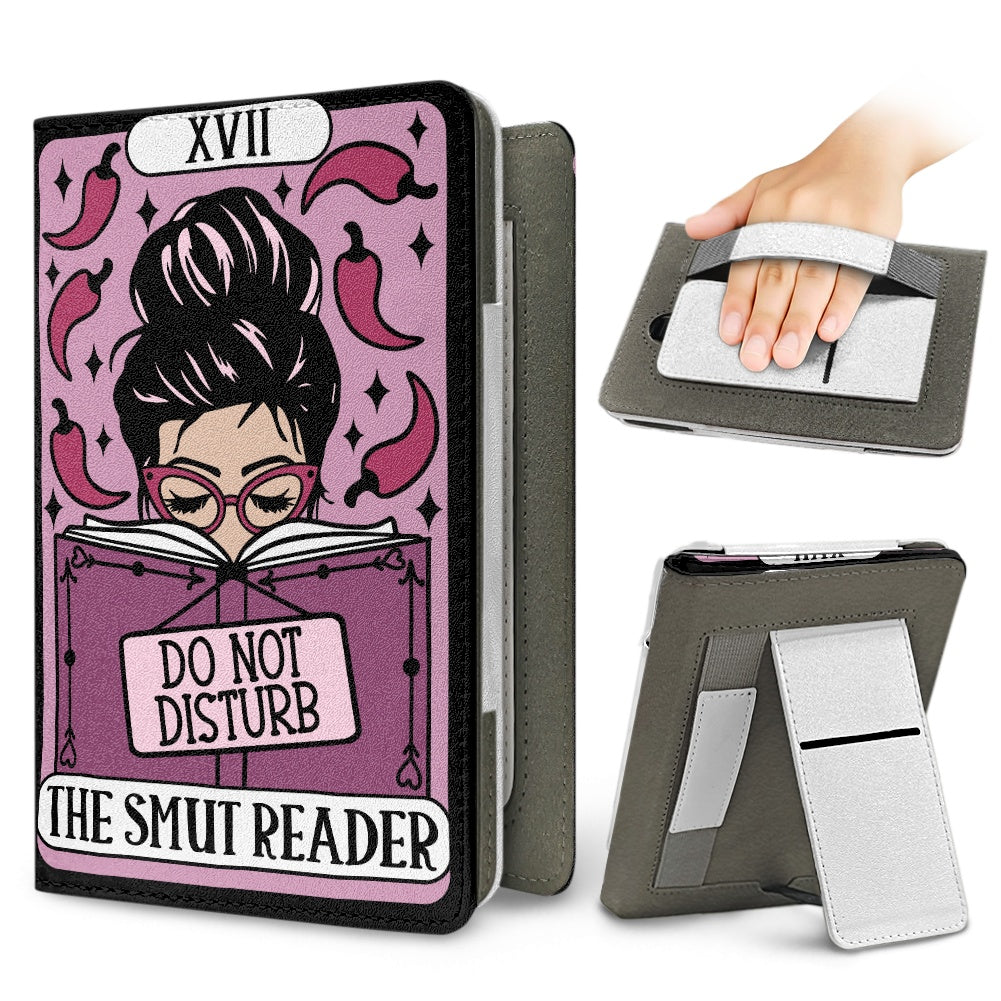 The smut reader tarot style PU cover for Kindle paperwhite 11th 12th generation wallet style e-reader case in vegan leather