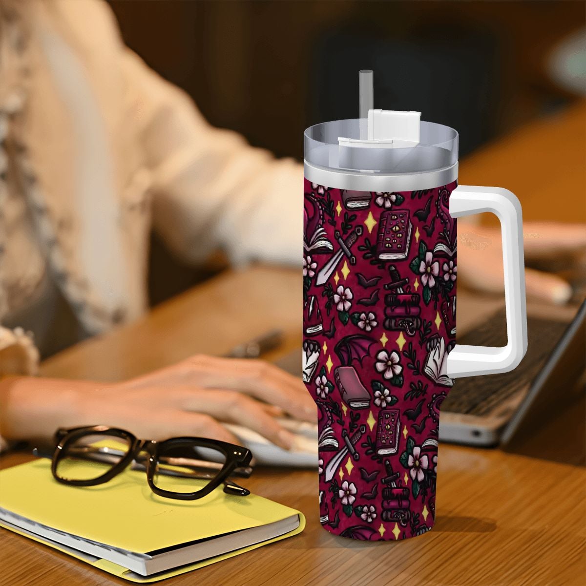 Monster lover omegaverse bookish 40oz travel mug