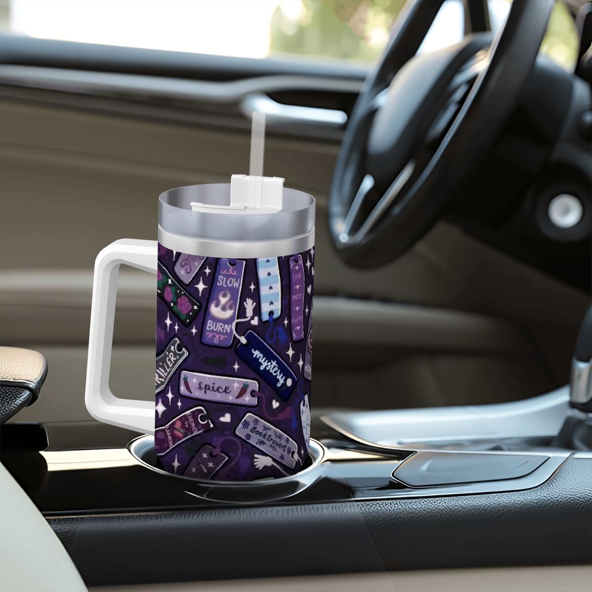 Genres and tropes bookmarks bookish travel mug 40oz