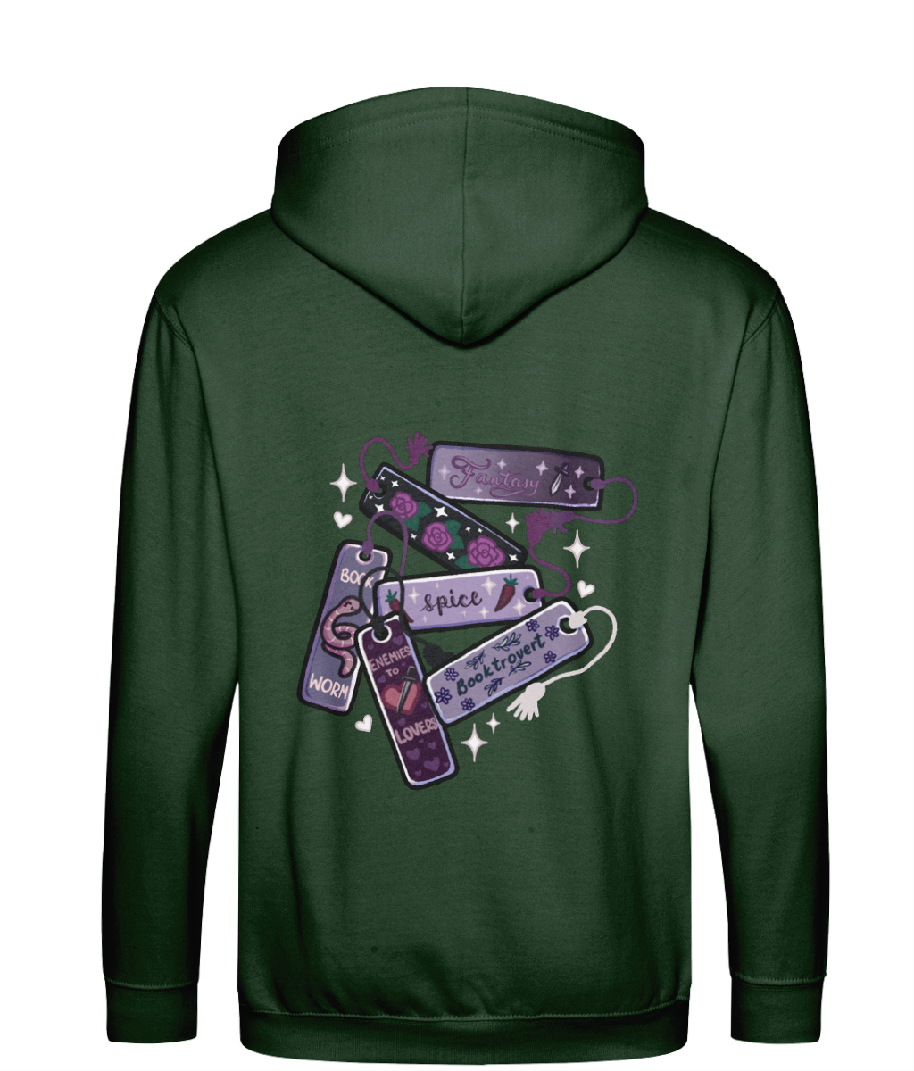 book marks bookish zip up hoodie