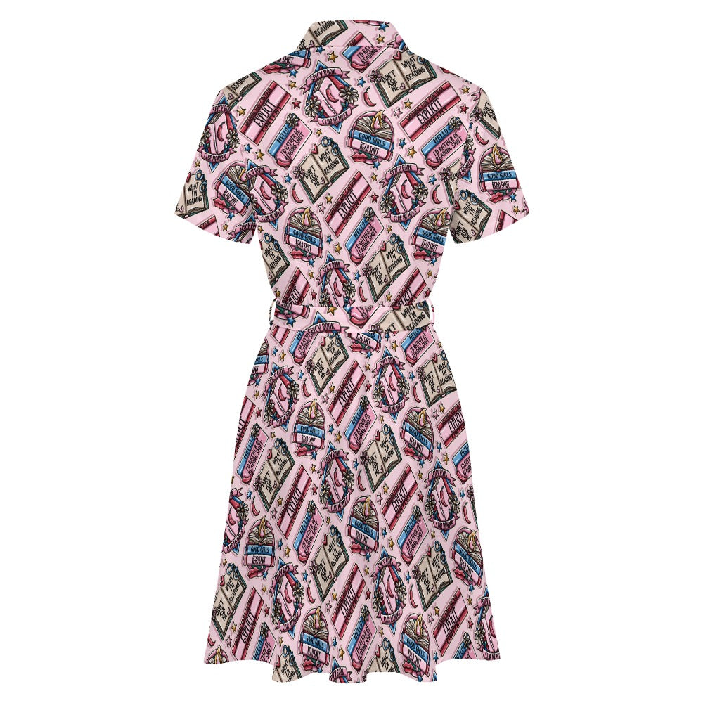 Spicy Bookish Tattoo Bookish shirt dress