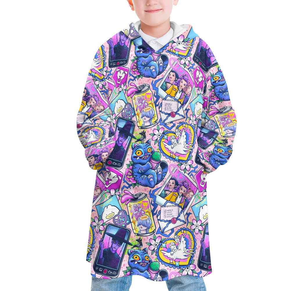 KDH Born to be Children's blanket hoodie