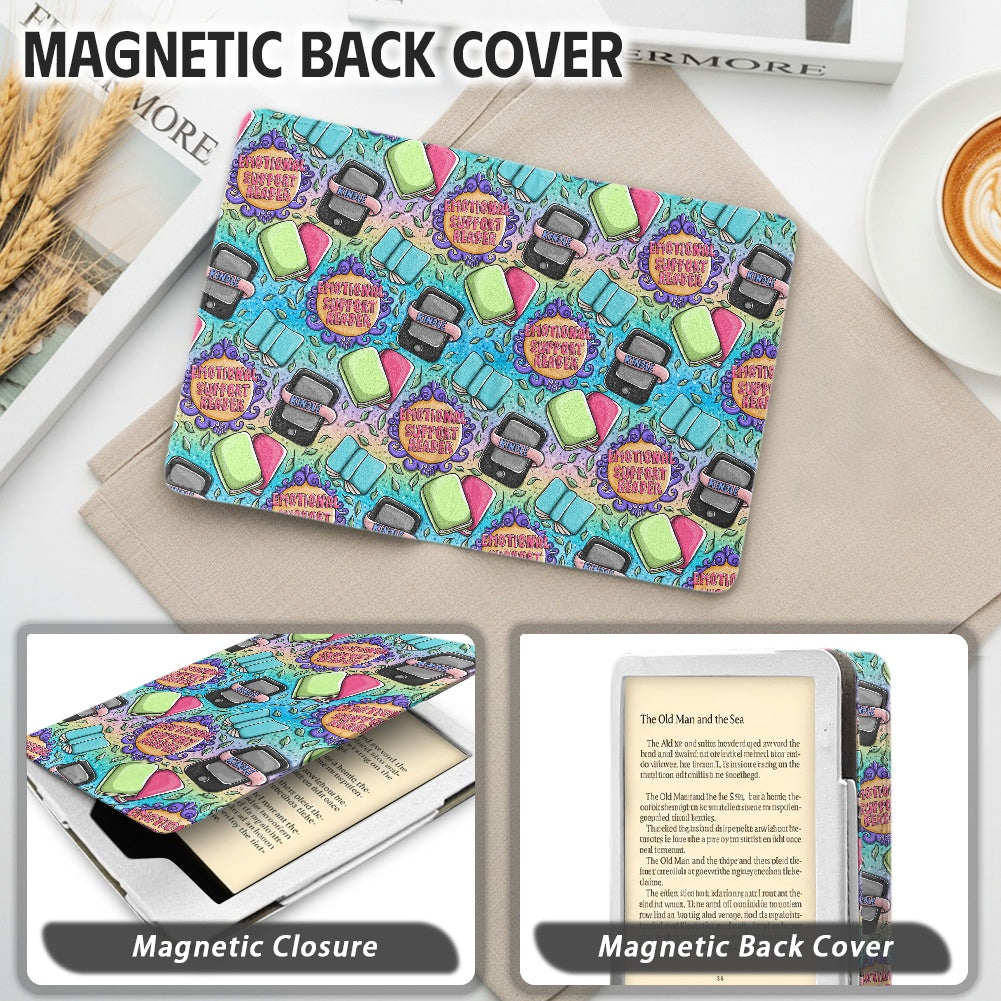 Emotional support reader PU cover for Kindle 11th 12th gen and coloursoft
