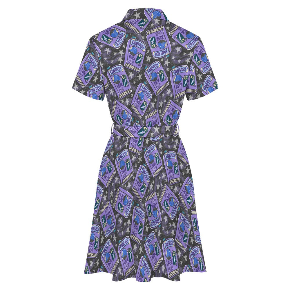 Fantasy romantasy book club bookish shirt dress