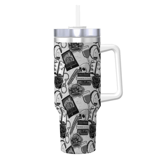 Morally grey dark romance bookish travel mug 40oz