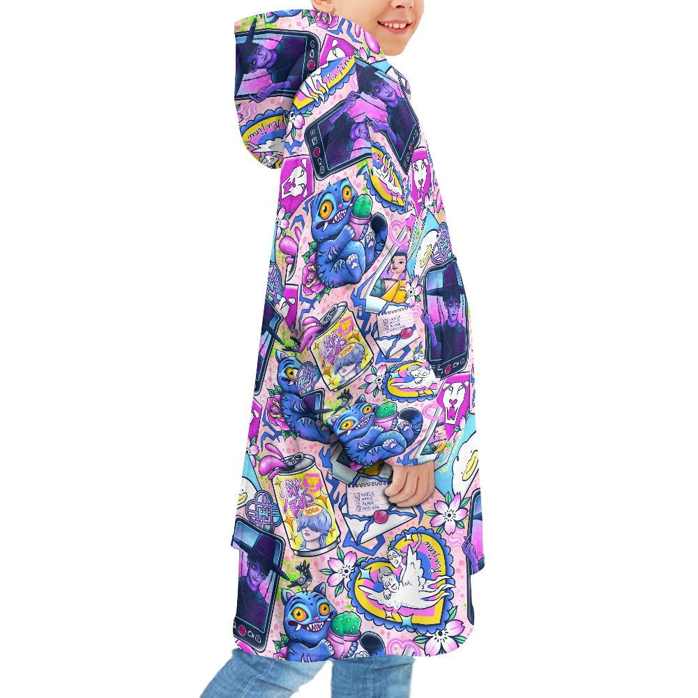 KDH Born to be Children's blanket hoodie