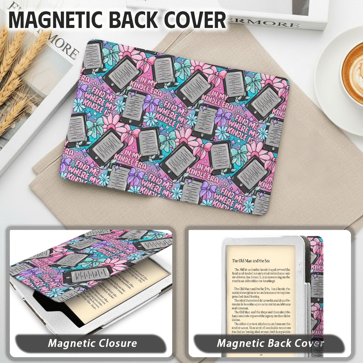 In my kindle era bookish kindle case for paperwhite 11th 12th gen and coloursoft