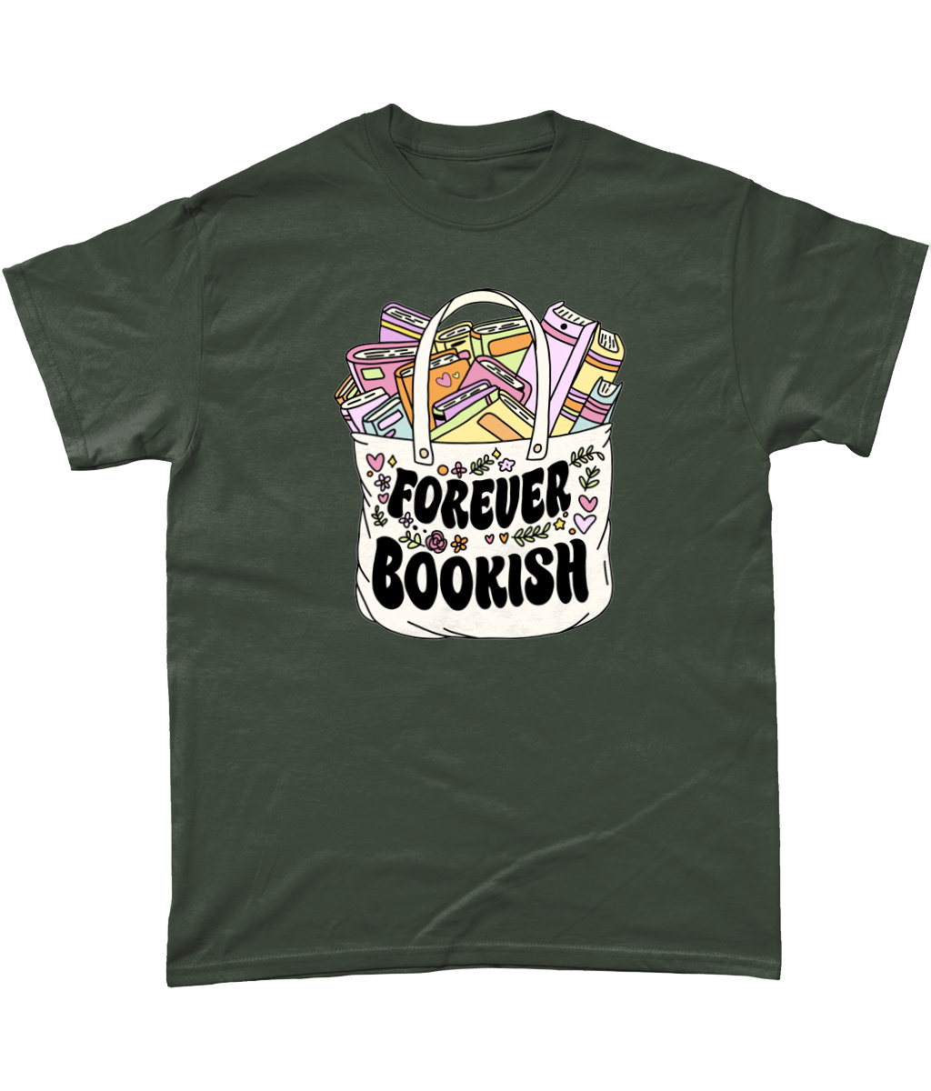 Forever Bookish book themed t-shirt