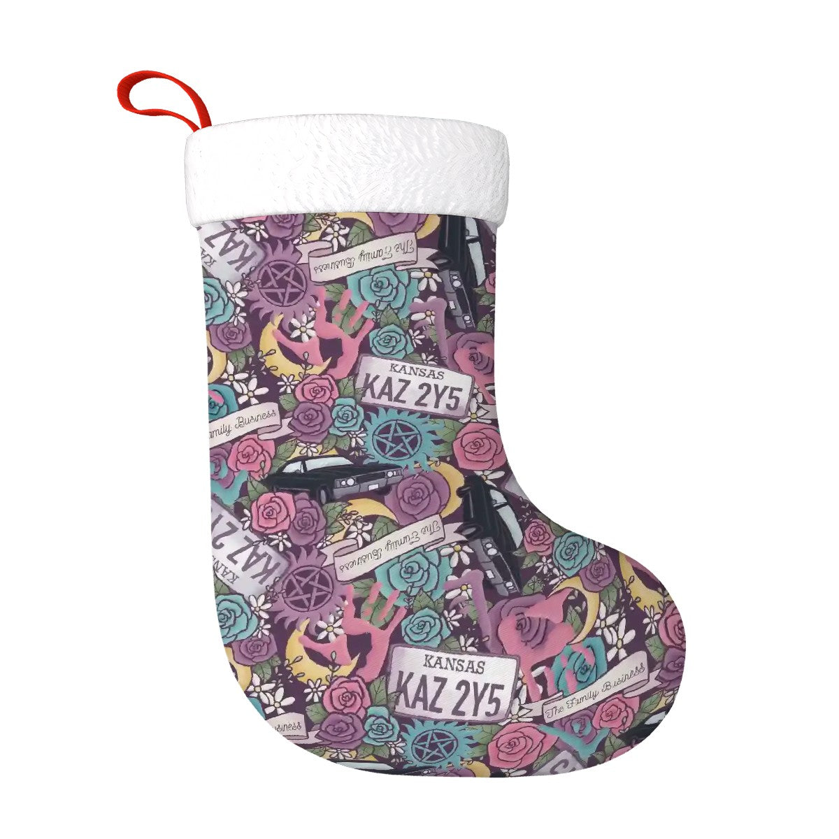 Supernatural kansas christmas stocking