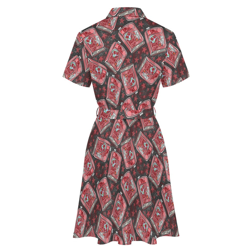 Smutty book club bookish shirt dress