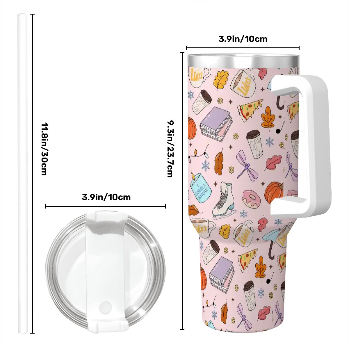 Gilmore pink travel mug 40oz