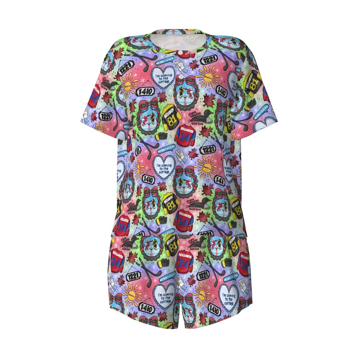 Ombre MM Hockey romance bookish pajajams pjs pyjamas