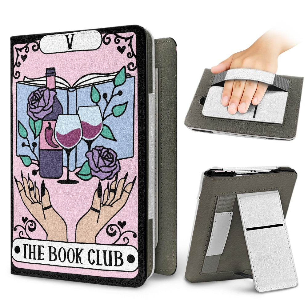 The book club bookish vegan leather PU cover for Kindle paperwhite 11th 12th gen