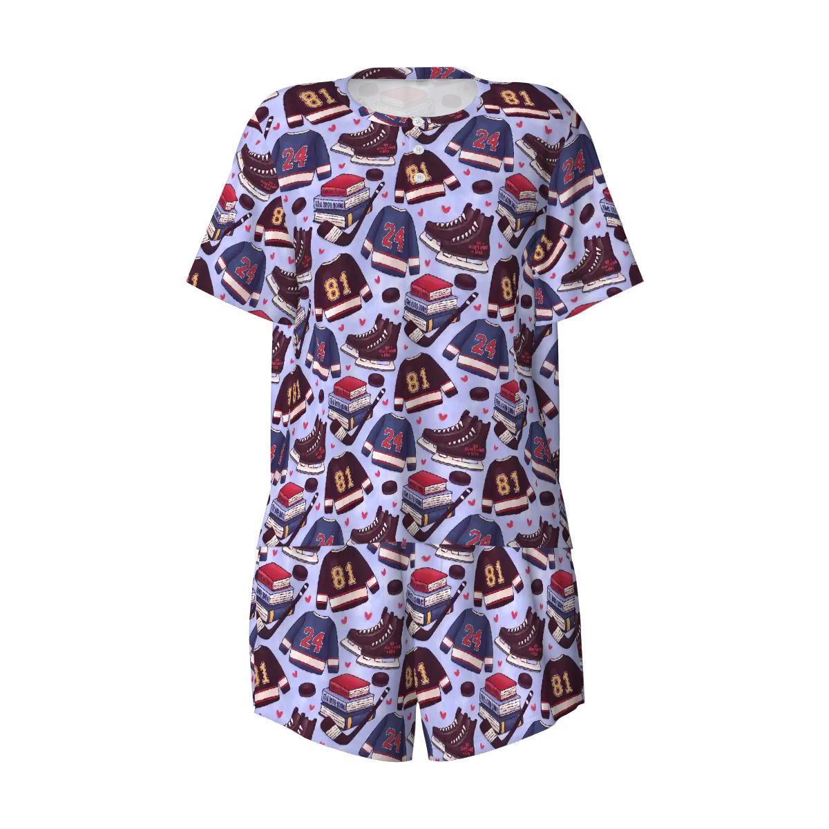 Hockey romance MM romance bookish pajajas pjs pyjamas