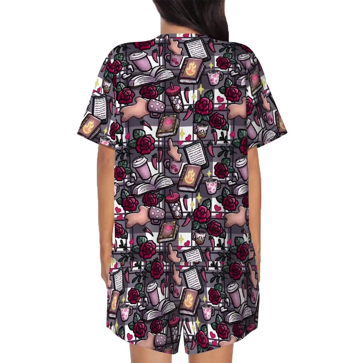 Coffee book and smut bookish pjs pajamas pyjamas