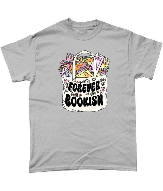 Forever Bookish book themed t-shirt