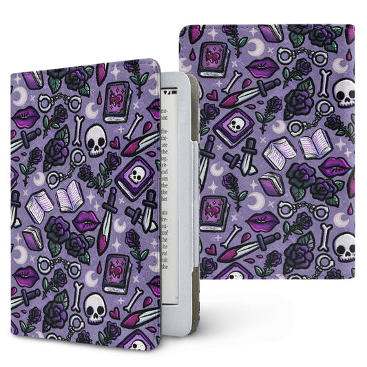 Dibs on the villain PU cover for Kindle paperwhite 11th 12th gen vegan leather wallet style case