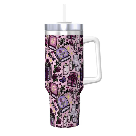 Slow burn romance bookish 40oz travel mug