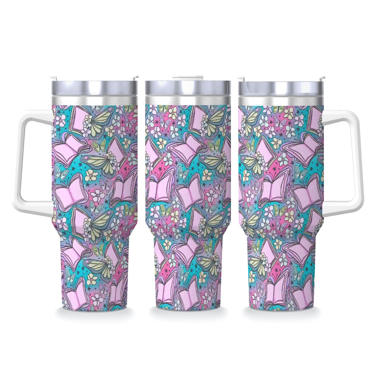 Bookerfly bookish 40oz travel mug