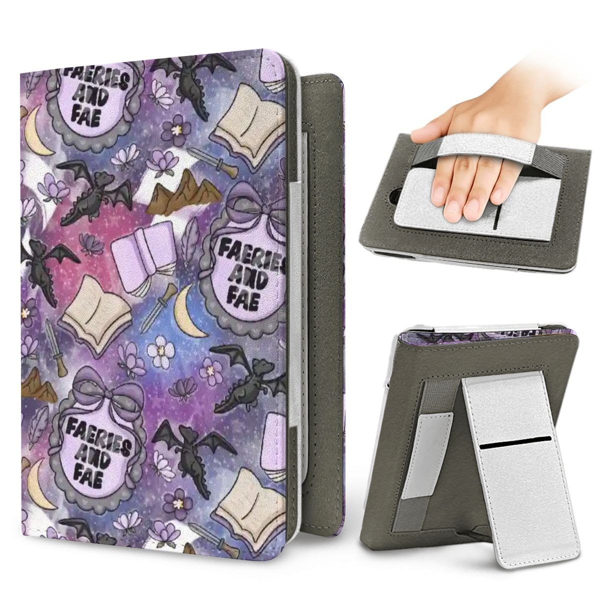 Faeries and Fae romantasy bookish kindle case for paperwhite 11th 12th gen and coloursoft