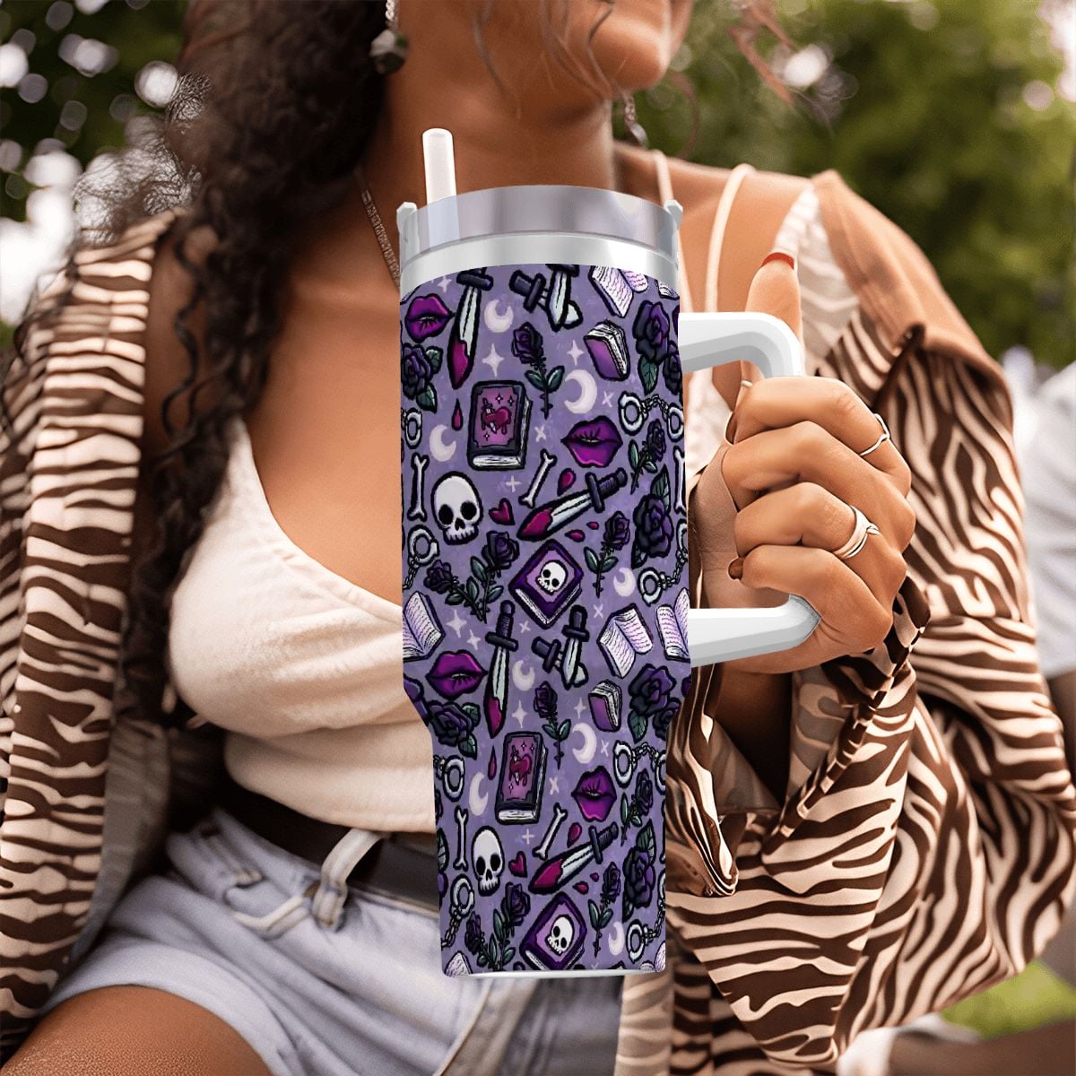 Dibs on the villain dark romance bookish travel mug 40oz