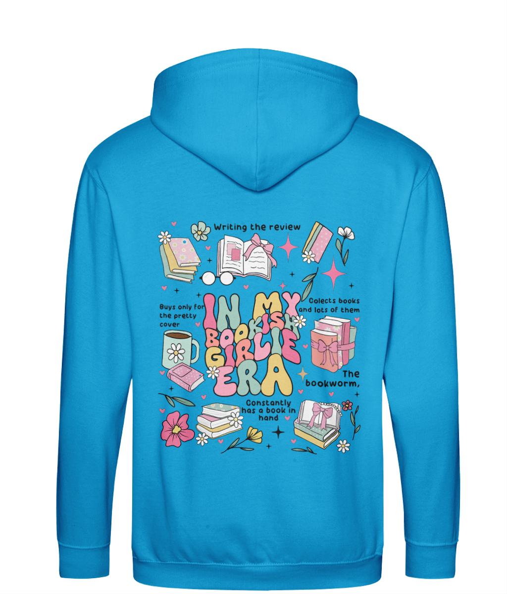 Bookish girlie era zip up hoodie