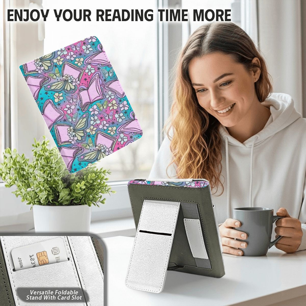 Bookerfly bookish kindle case for 11th 12th gen paperwhite and coloursoft