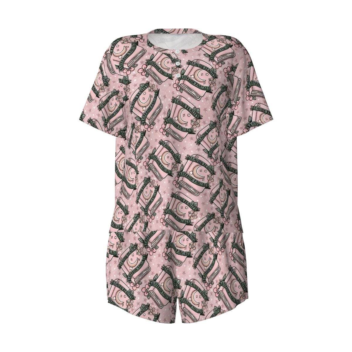 Fantasy reader bookish romantasy pajamas pjs pyjamas