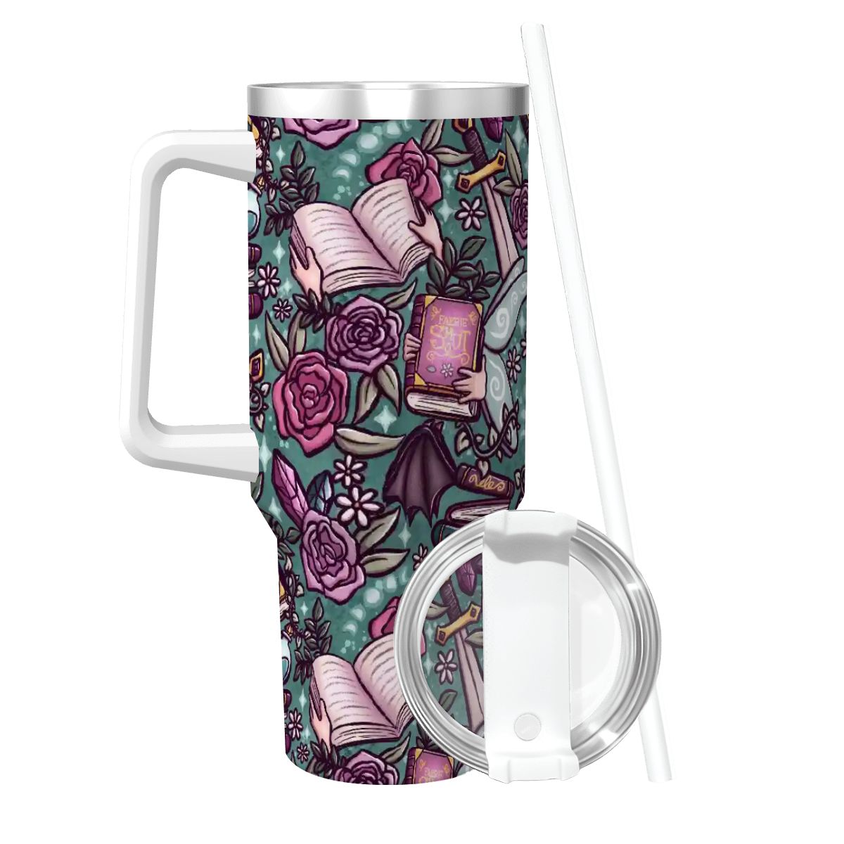 Faerie Smut romantasy fantasy bookish 40oz tumbler