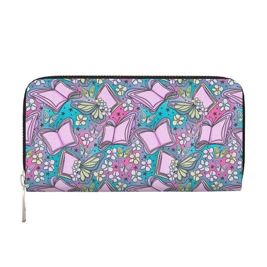Bookerfly bookish butterfly vegan leather wallet purse