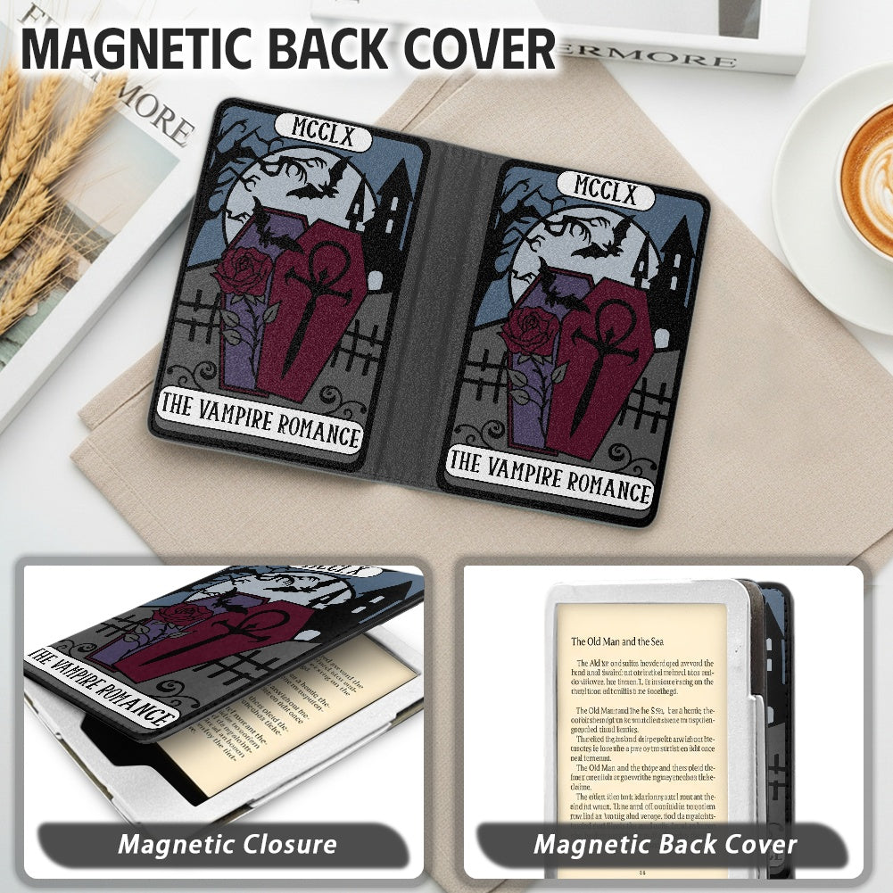 The Vampire romance tarot PU cover for Kindle paperwhite 11th and 12th gen and coloursoft